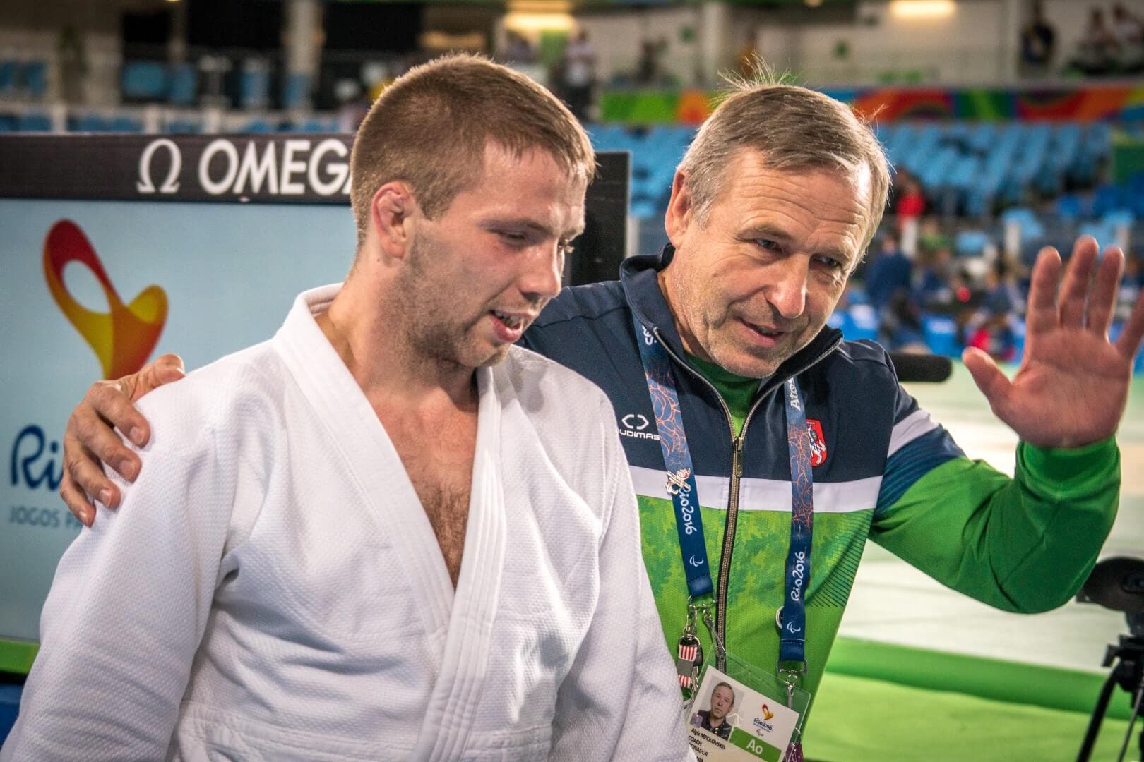 Osvaldas Bareikis paralimpiniame dziudo atrankos turnyre – penktas