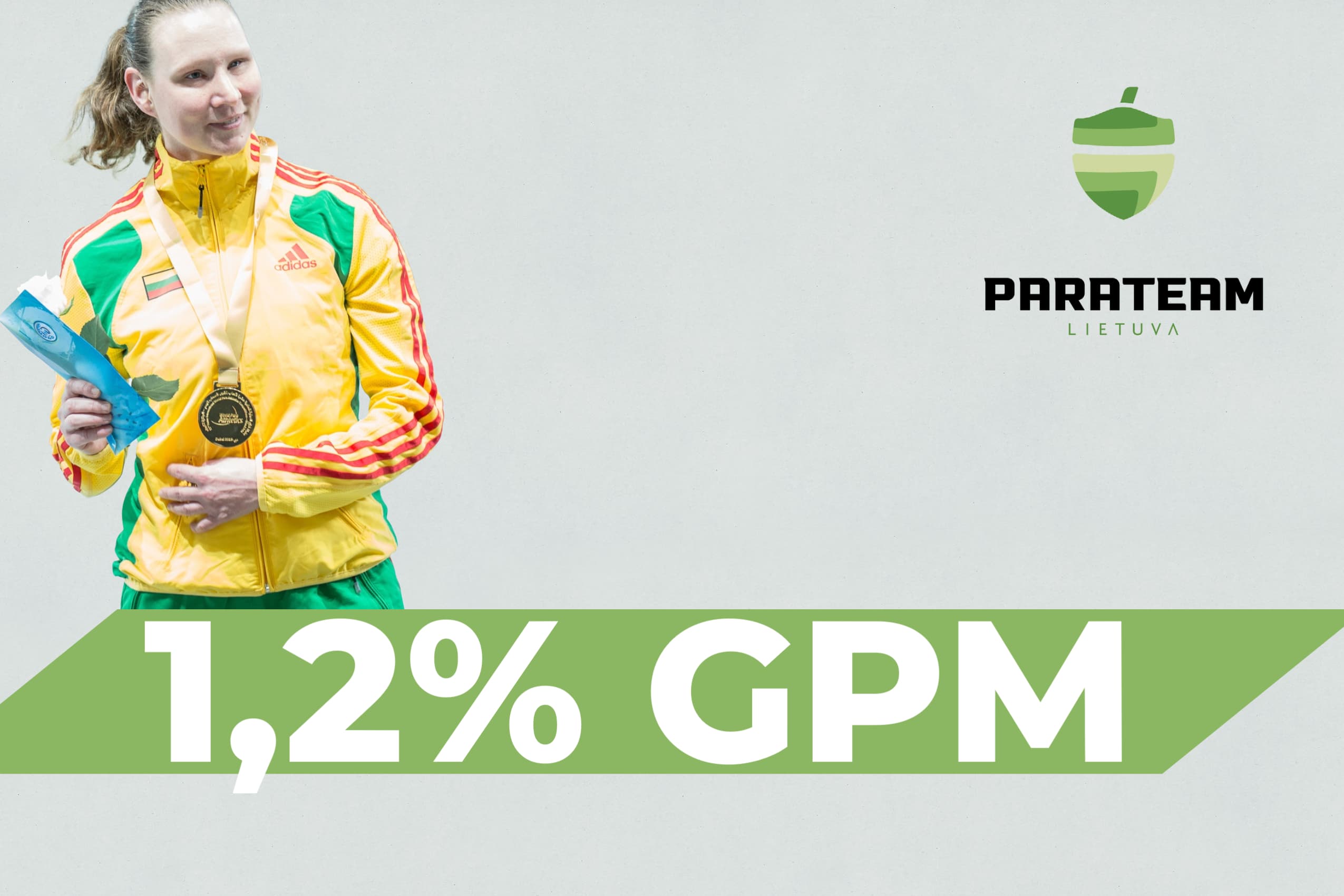 Prisidėk prie Lietuvos paraatletų pergalių!