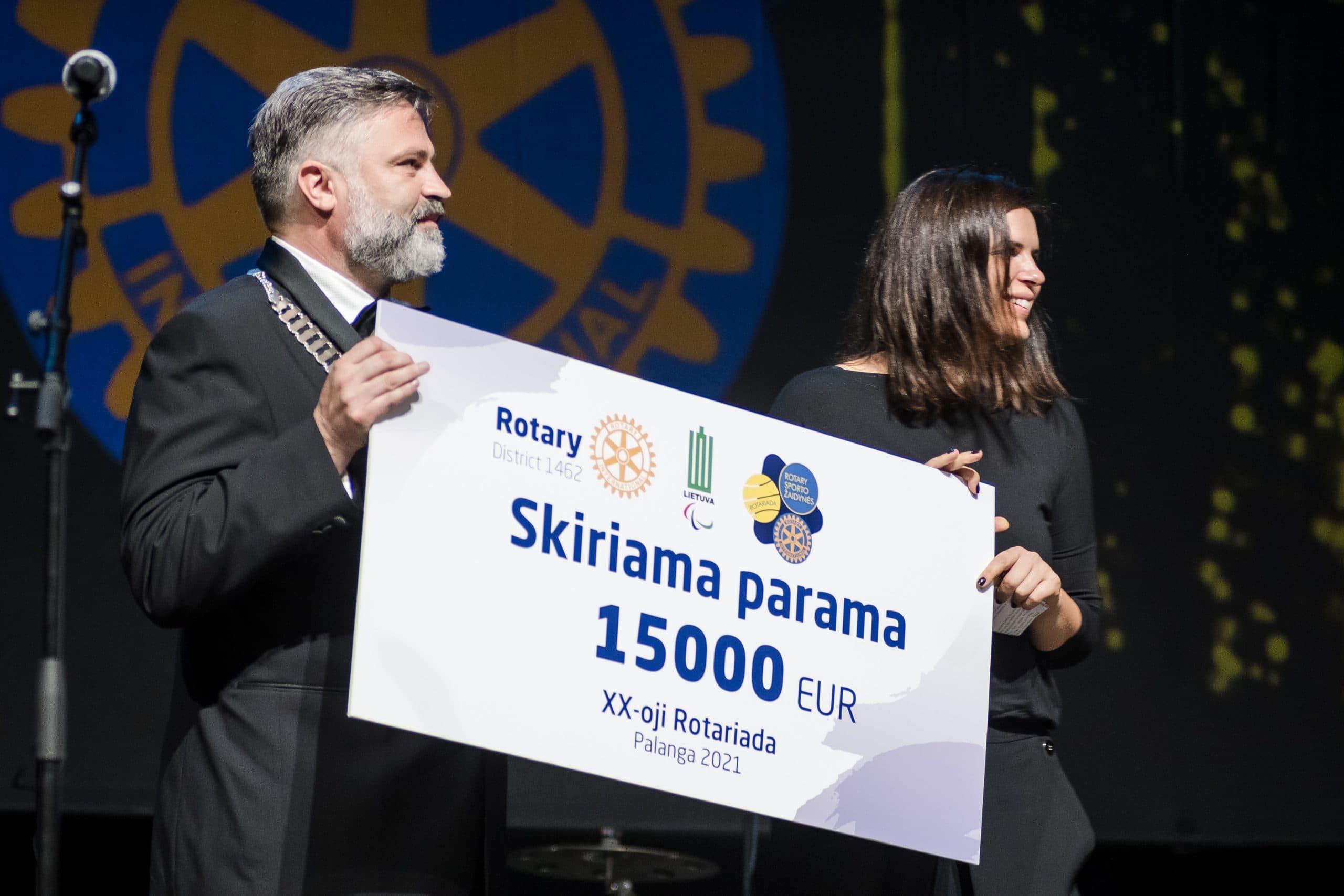 Lietuvos paralimpiečiams – rotariečių parama