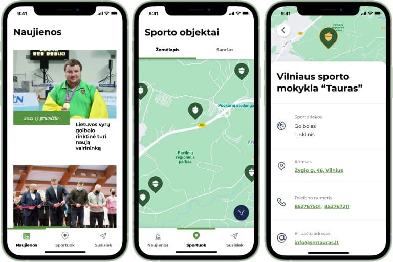 Mobilioji programėlė „Parateam“