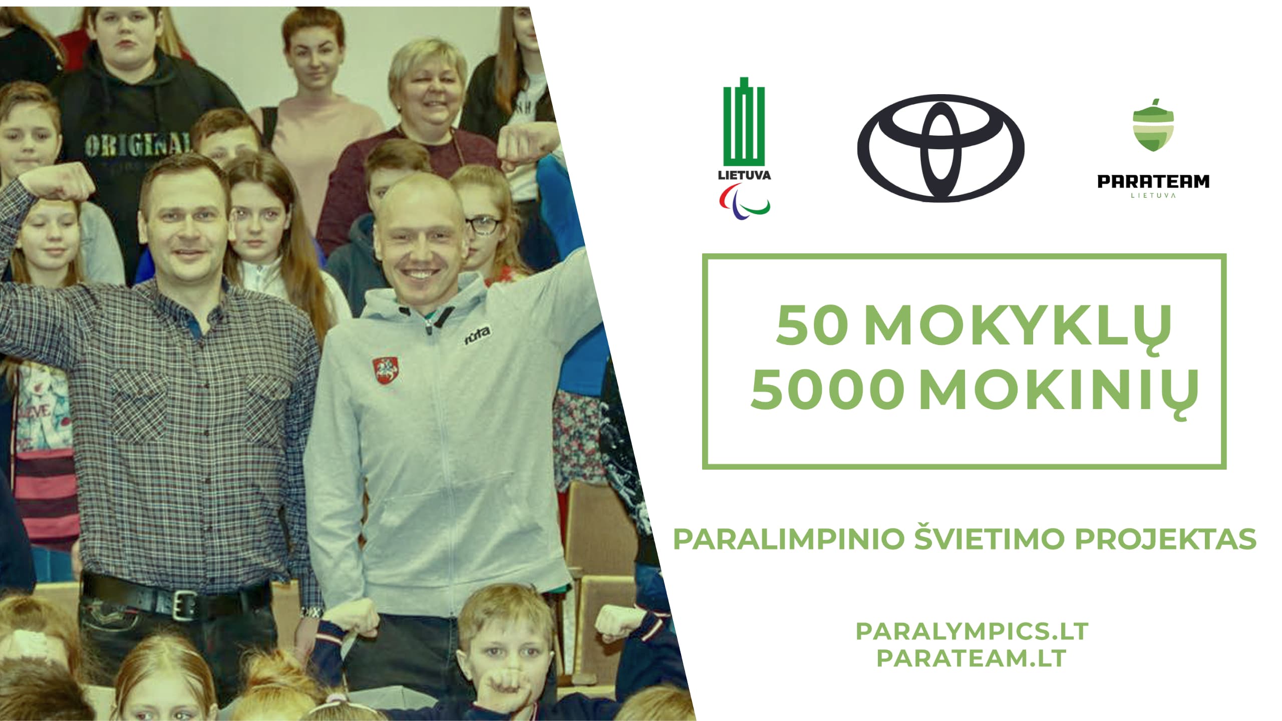 „50 mokyklų – 5000 mokinių”