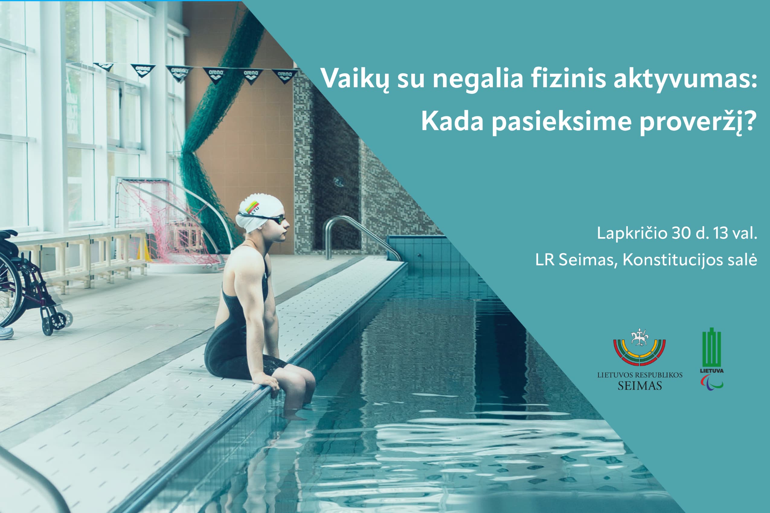 Diskusija „Vaikų su negalia fizinis aktyvumas: kada pasieksime proveržį?“