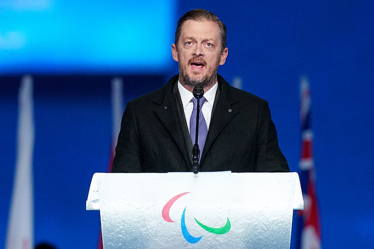 Tarptautinio paralimpinio komiteto prezidentas Andrew Parsonsas atvyksta į Lietuvą