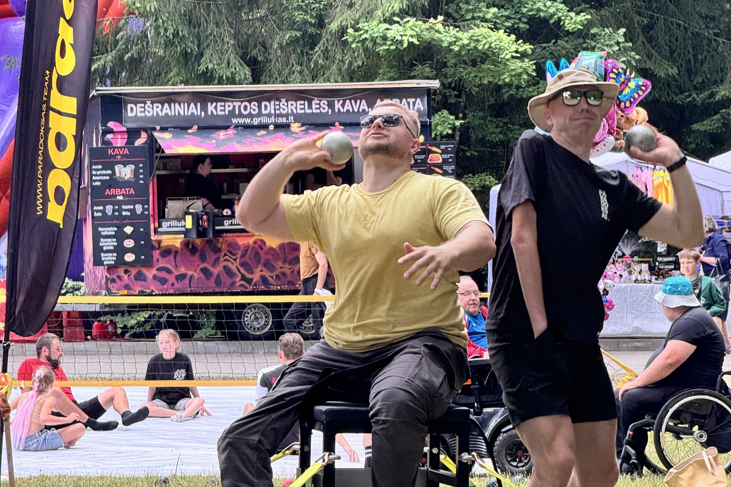 Paralimpiečiai Alytui dovanojo sportinius iššūkius
