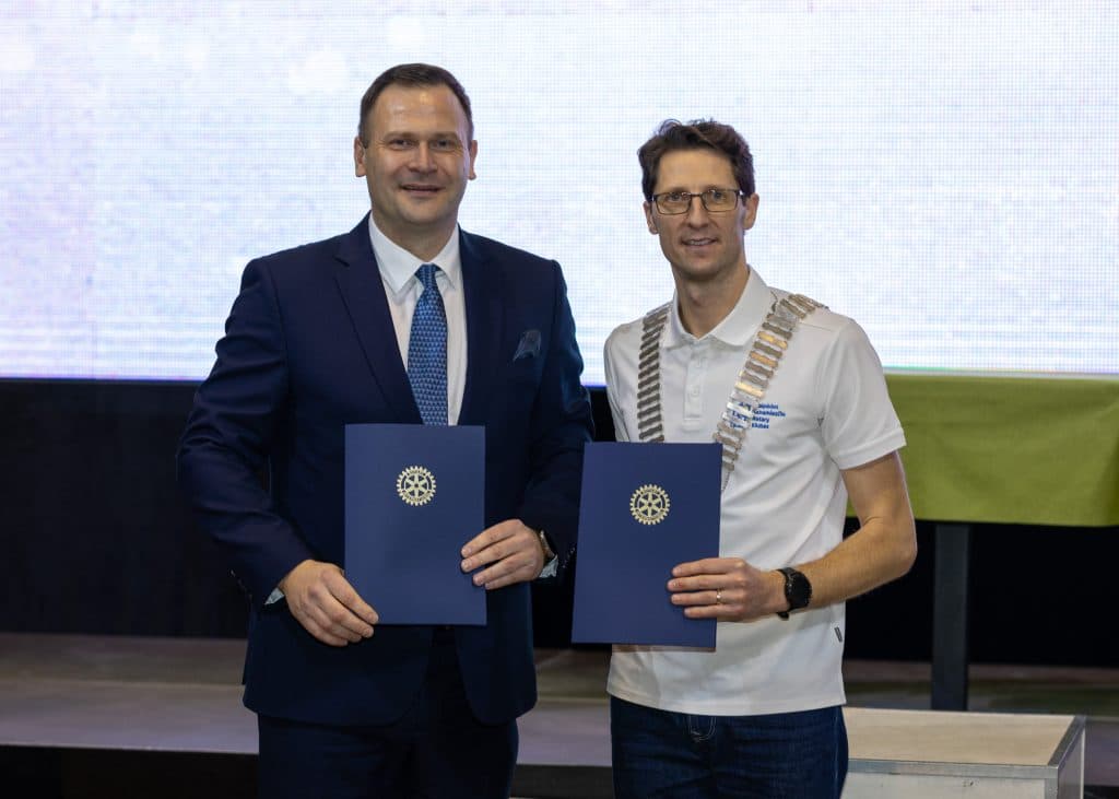 Paralimpiečiai ir rotariečiai pratęsė ilgametį bendradarbiavimą