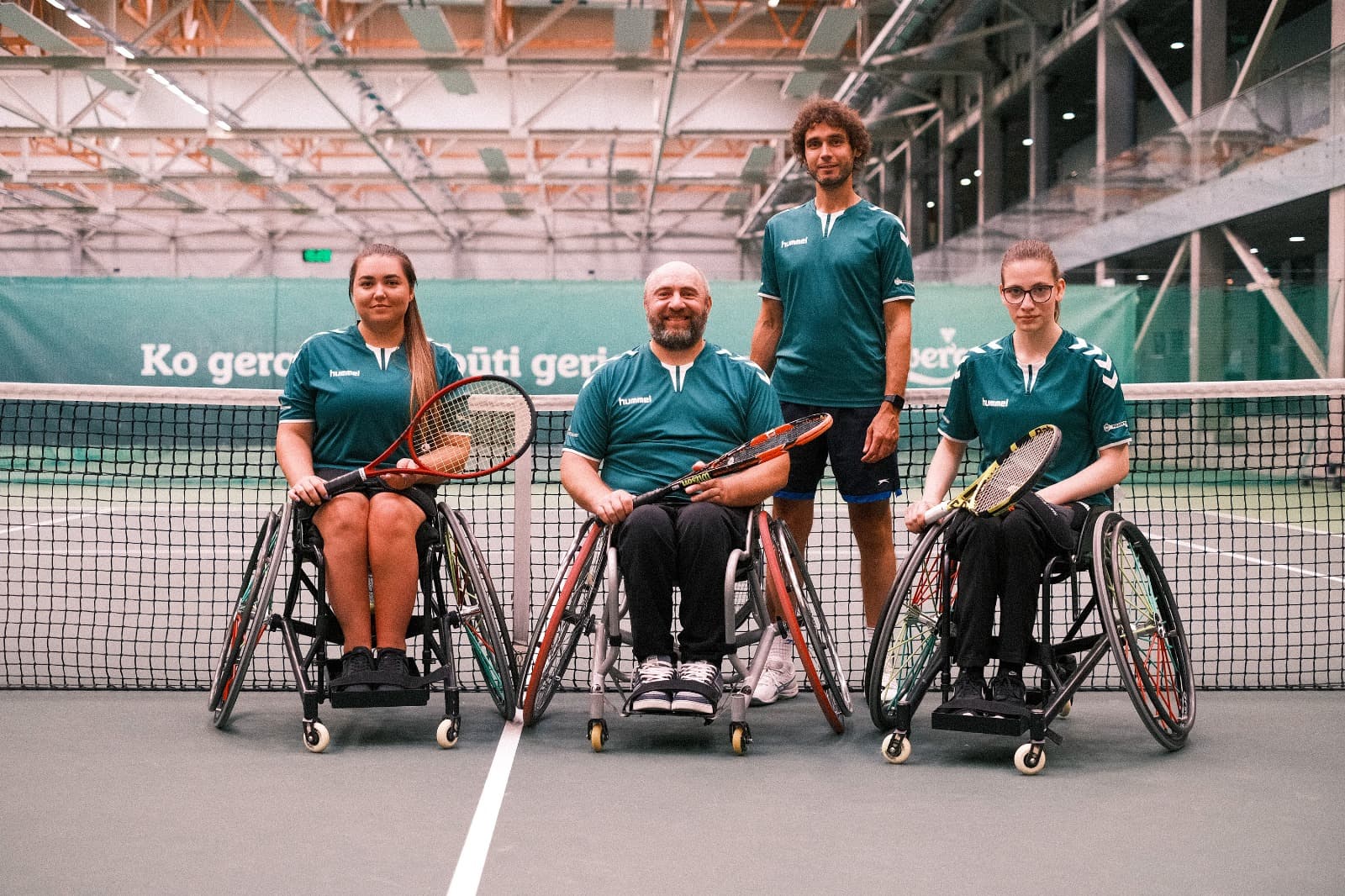 Lithuanian wheelchair tennis club: pradėję žaisti negali sustoti