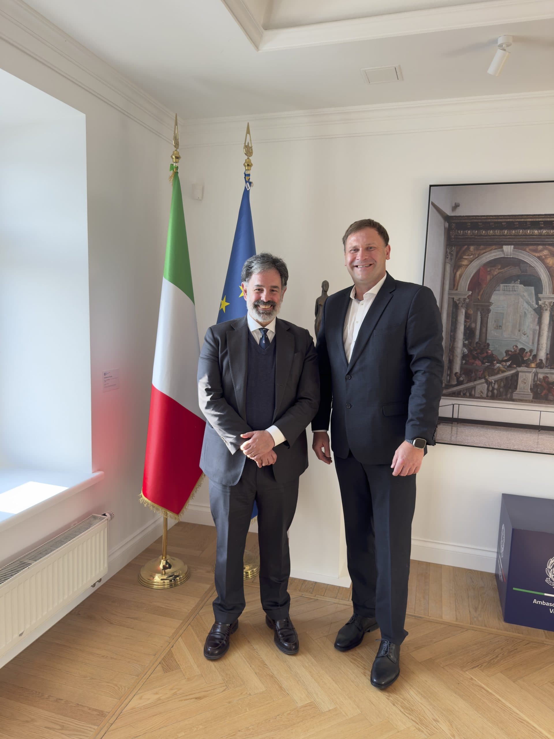 Apsilankymas Italijos ambasadoje Vilniuje
