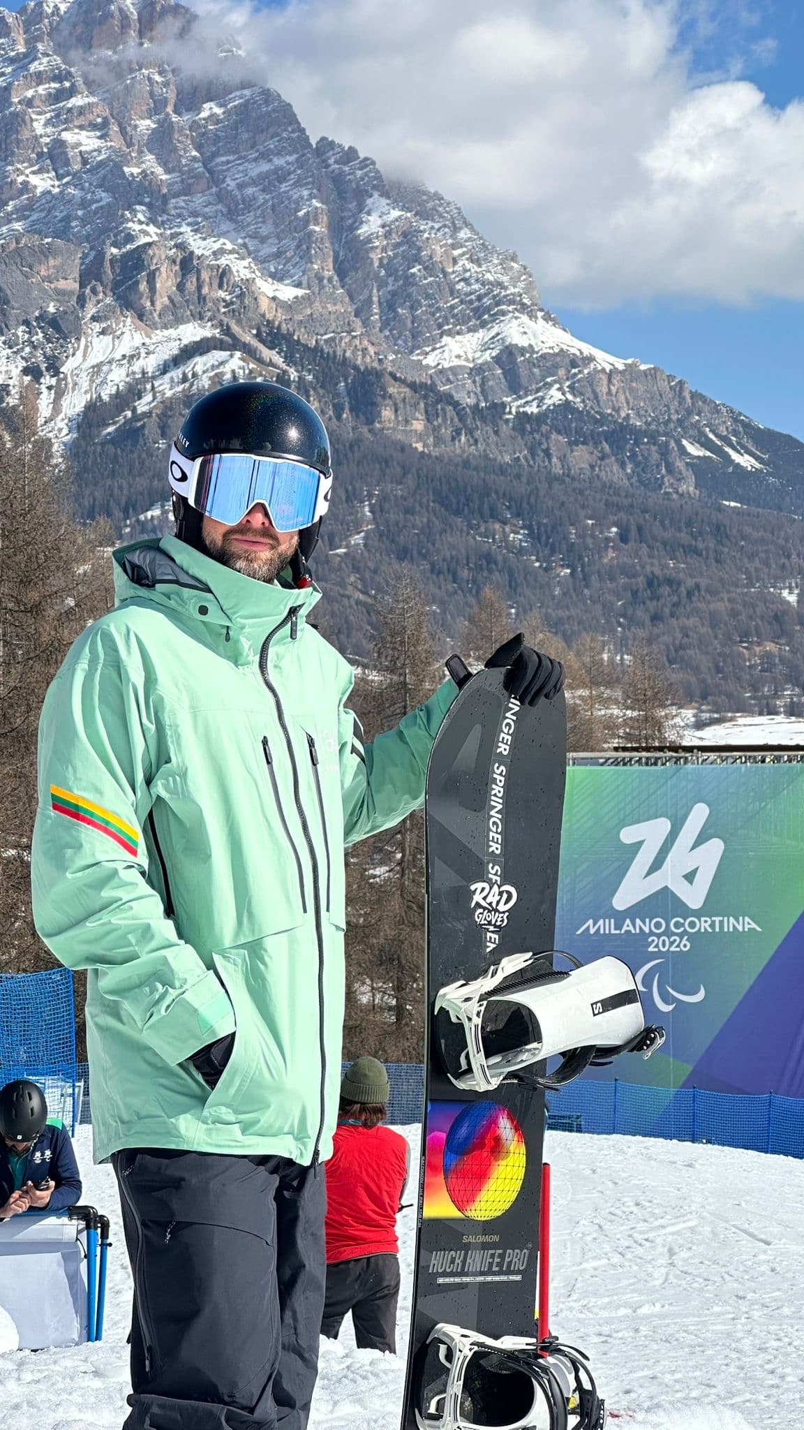 Pirmoji parasnieglentininko Rapolo Micevičiaus pažintis su paralimpine trasa
