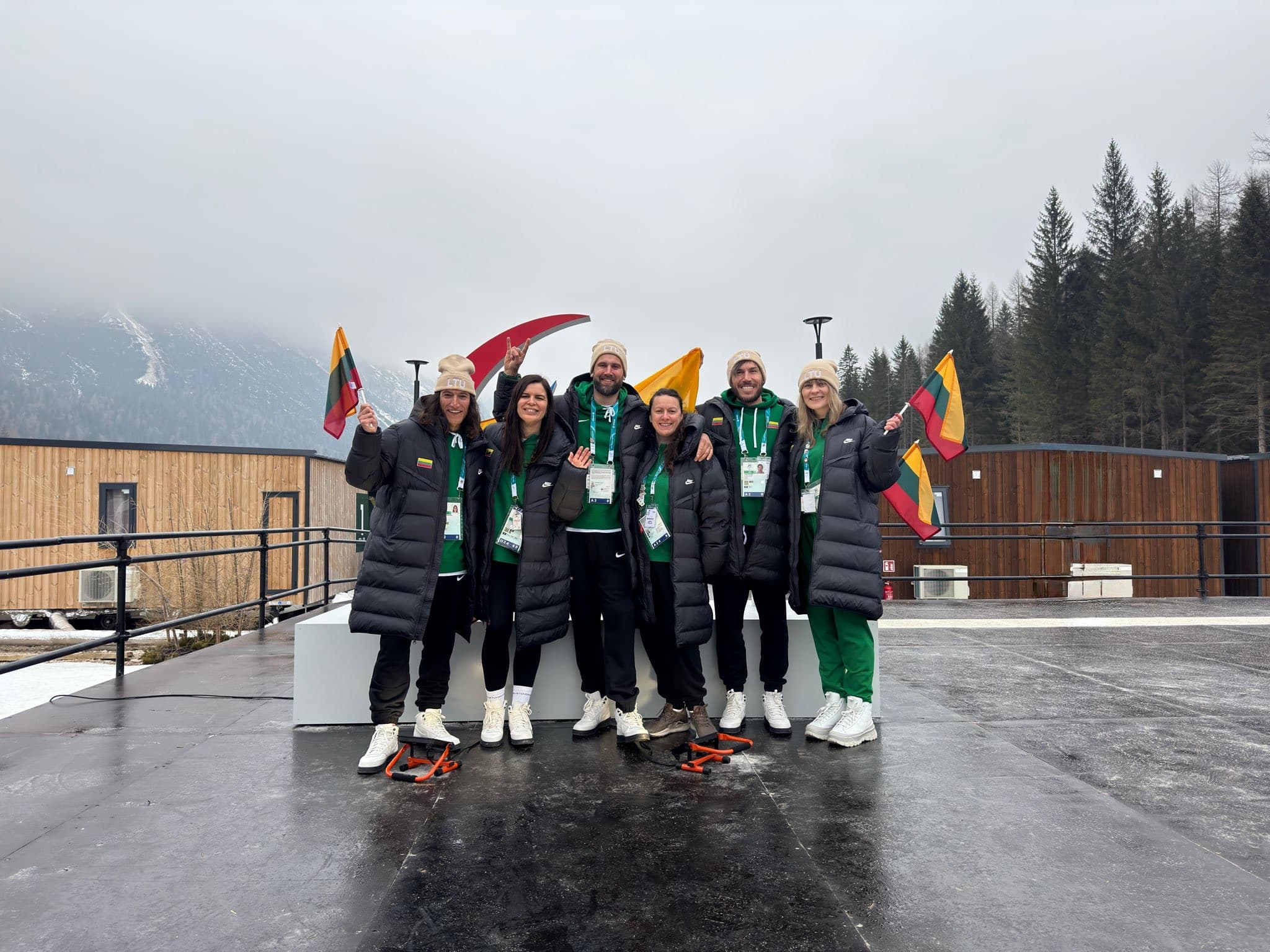 Lietuvos delegacija įsikūrė paralimpiniame kaimelyje Kortinoje (tvarkaraštis)
