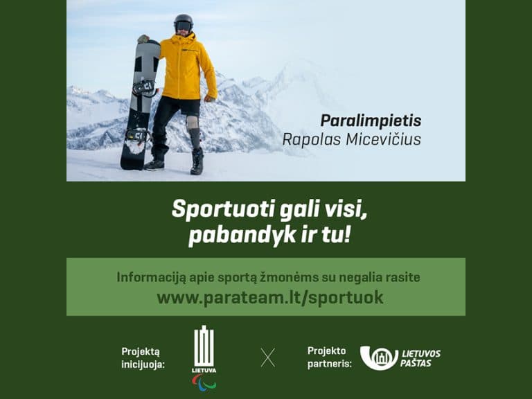 Sportuoti gali visi, pabandyk ir tu!
