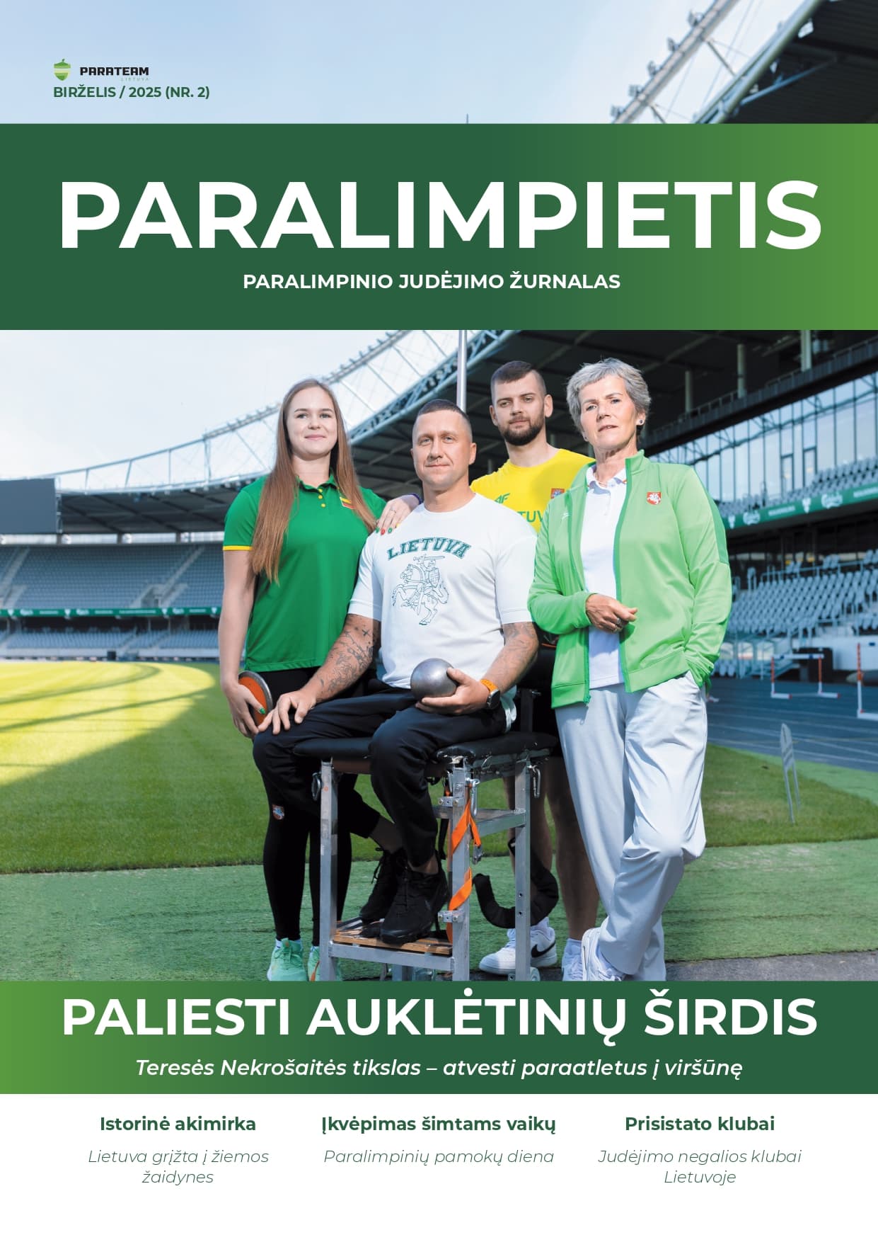 Žurnalo „Paralimpietis“ 18 numerio viršelis
