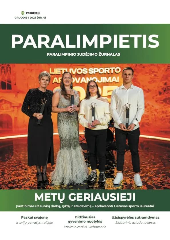 Žurnalo „Paralimpietis“ 20 numerio viršelis