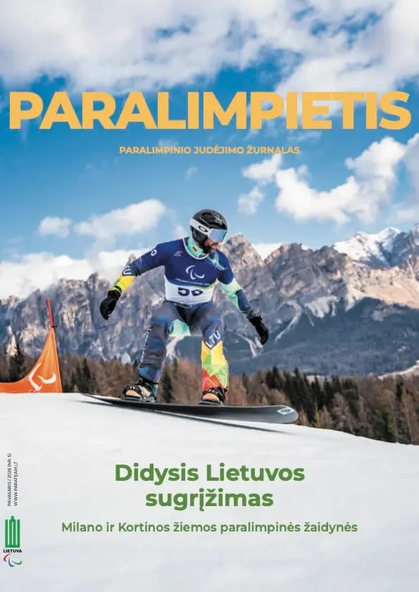 Žurnalo „Paralimpietis“ 21 numerio viršelis