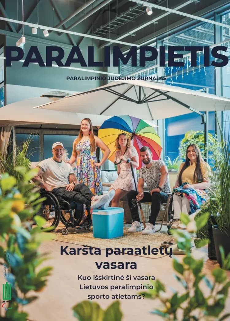 Žurnalo „Paralimpietis“ 22 numerio viršelis