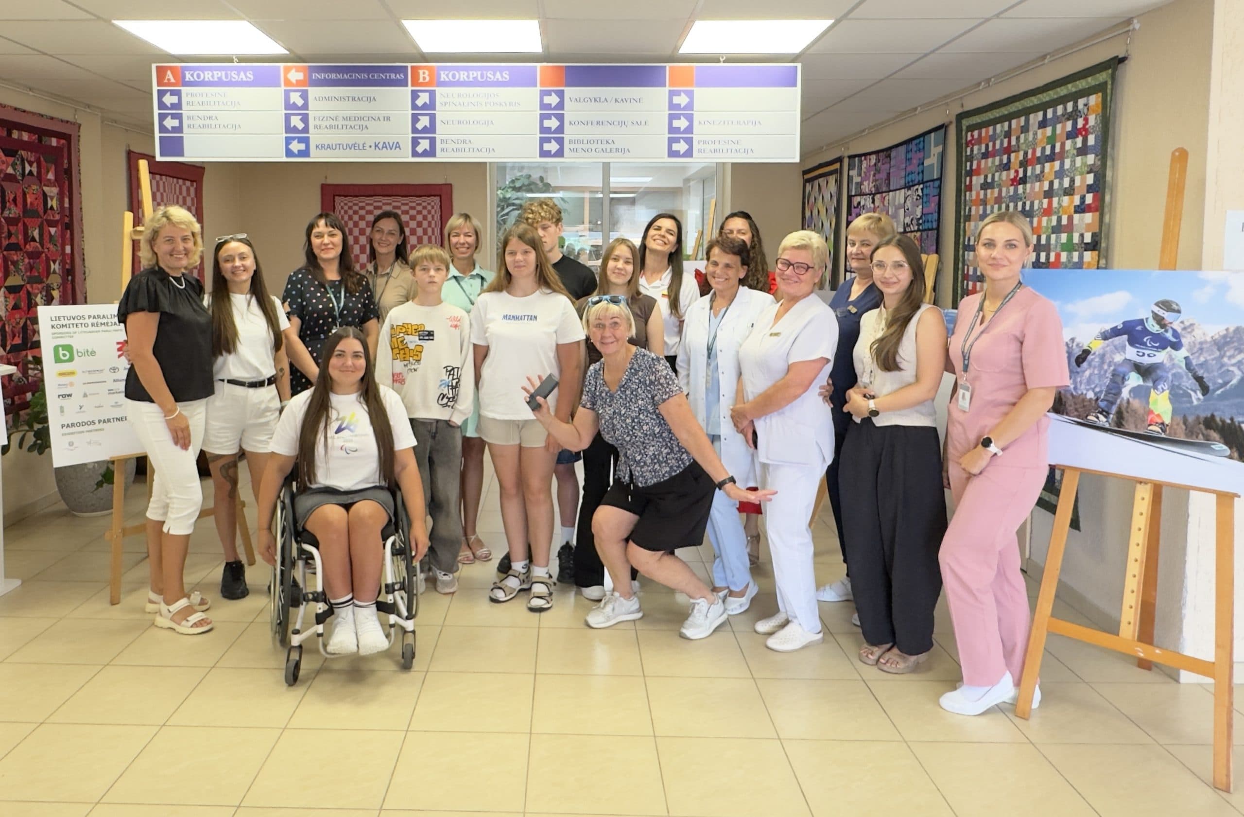 Į Palangą atkeliavo žiemos paralimpinių žaidynių paroda