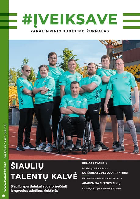Žurnalo „Paralimpietis“ 10 numerio viršelis