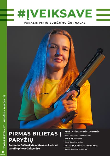 Žurnalo „Paralimpietis“ 11 numerio viršelis