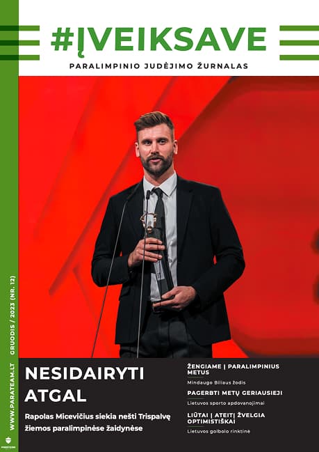 Žurnalo „Paralimpietis“ 12 numerio viršelis