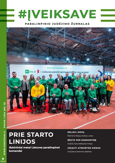 Žurnalo „Paralimpietis“ 13 numerio viršelis