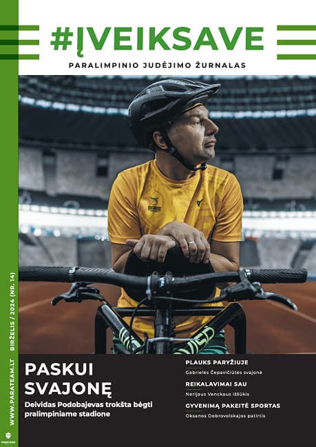 Žurnalo „Paralimpietis“ 14 numerio viršelis