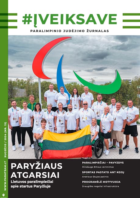 Žurnalo „Paralimpietis“ 15 numerio viršelis
