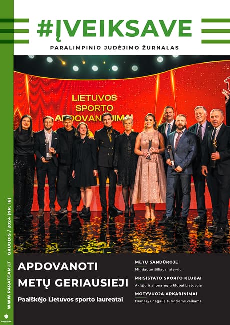 Žurnalo „Paralimpietis“ 16 numerio viršelis