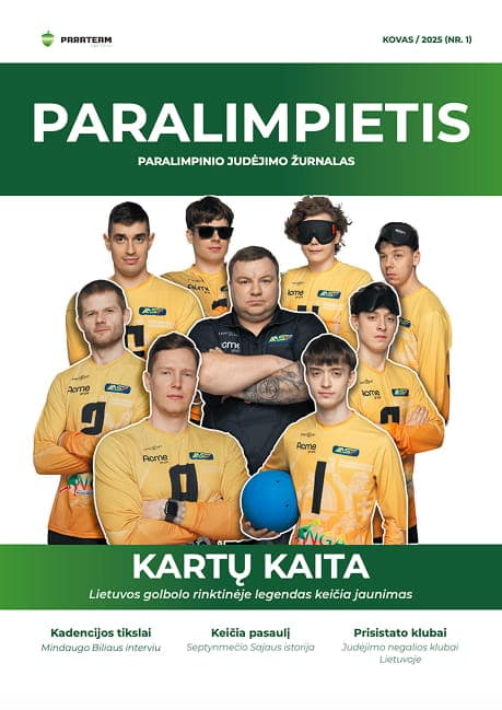 Žurnalo „Paralimpietis“ 17 numerio viršelis