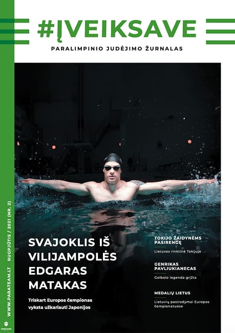 Žurnalo „Paralimpietis“ 2 numerio viršelis