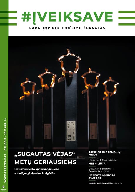 Žurnalo „Paralimpietis“ 4 numerio viršelis