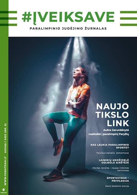 Žurnalo „Paralimpietis“ 5 numerio viršelis