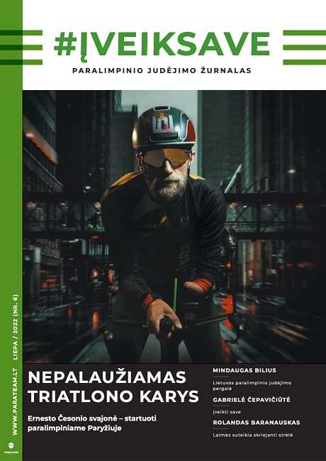 Žurnalo „Paralimpietis“ 6 numerio viršelis
