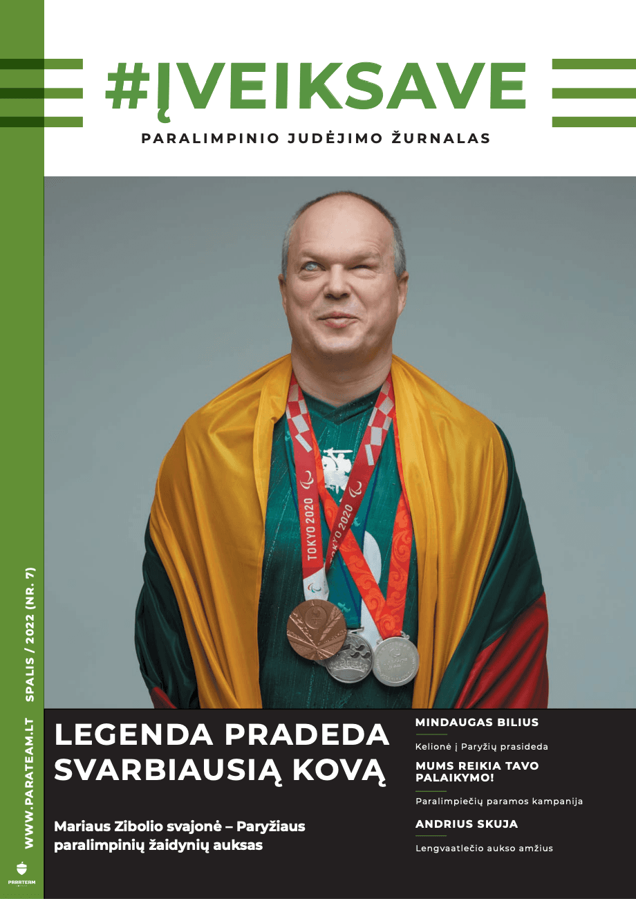 Žurnalo „Paralimpietis“ 7 numerio viršelis