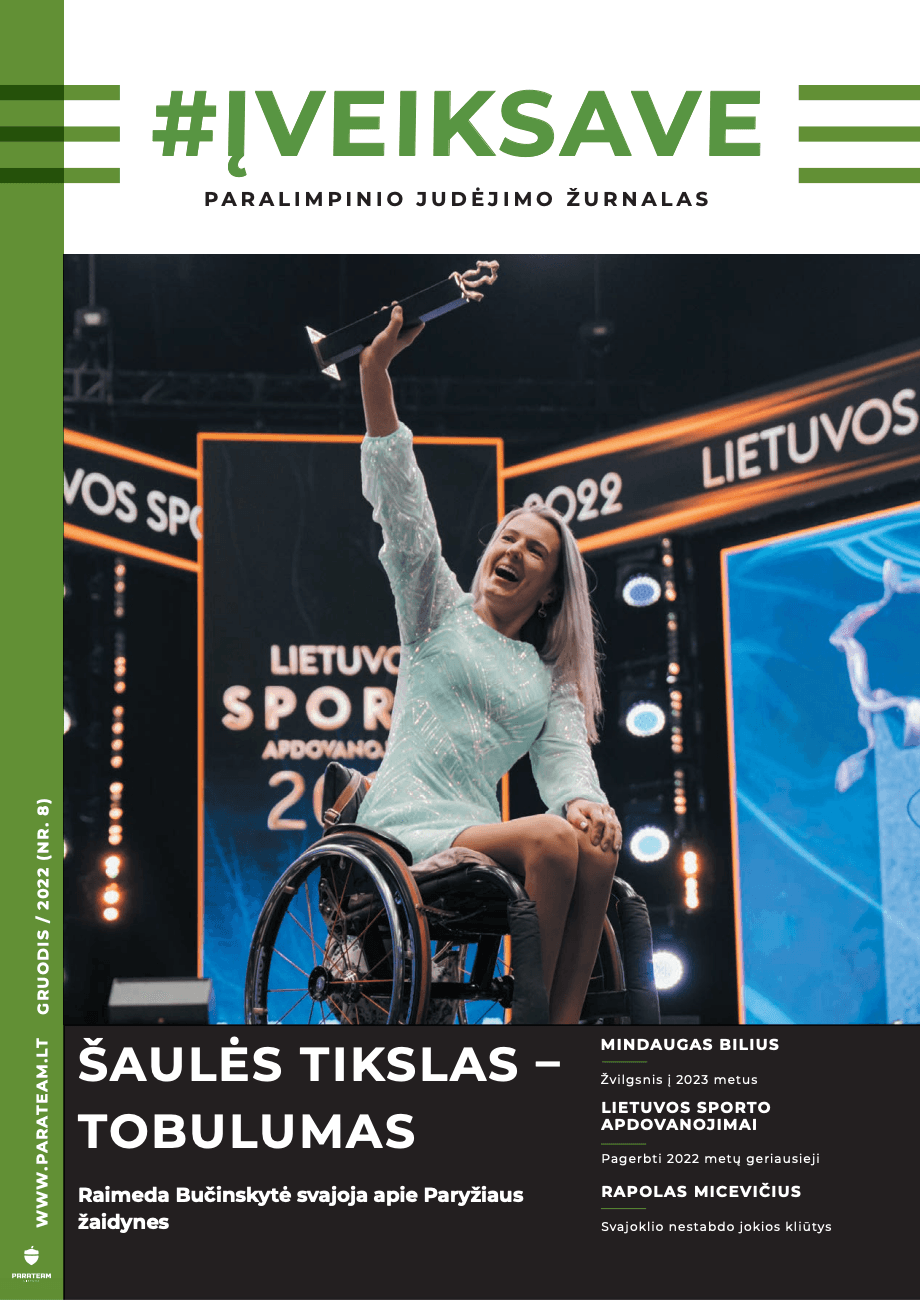 Žurnalo „Paralimpietis“ 8 numerio viršelis