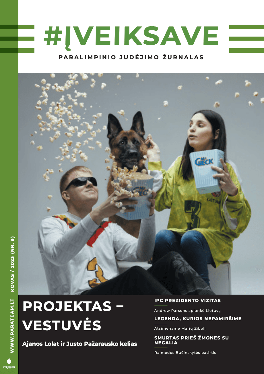 Žurnalo „Paralimpietis“ 9 numerio viršelis