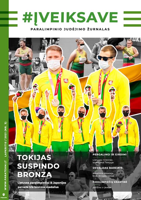 Žurnalo „Paralimpietis“ 3 numerio viršelis