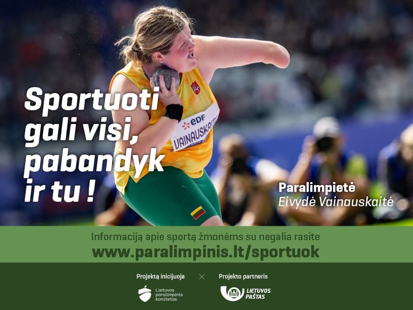 Sportuoti gali visi, pabandyk ir tu!