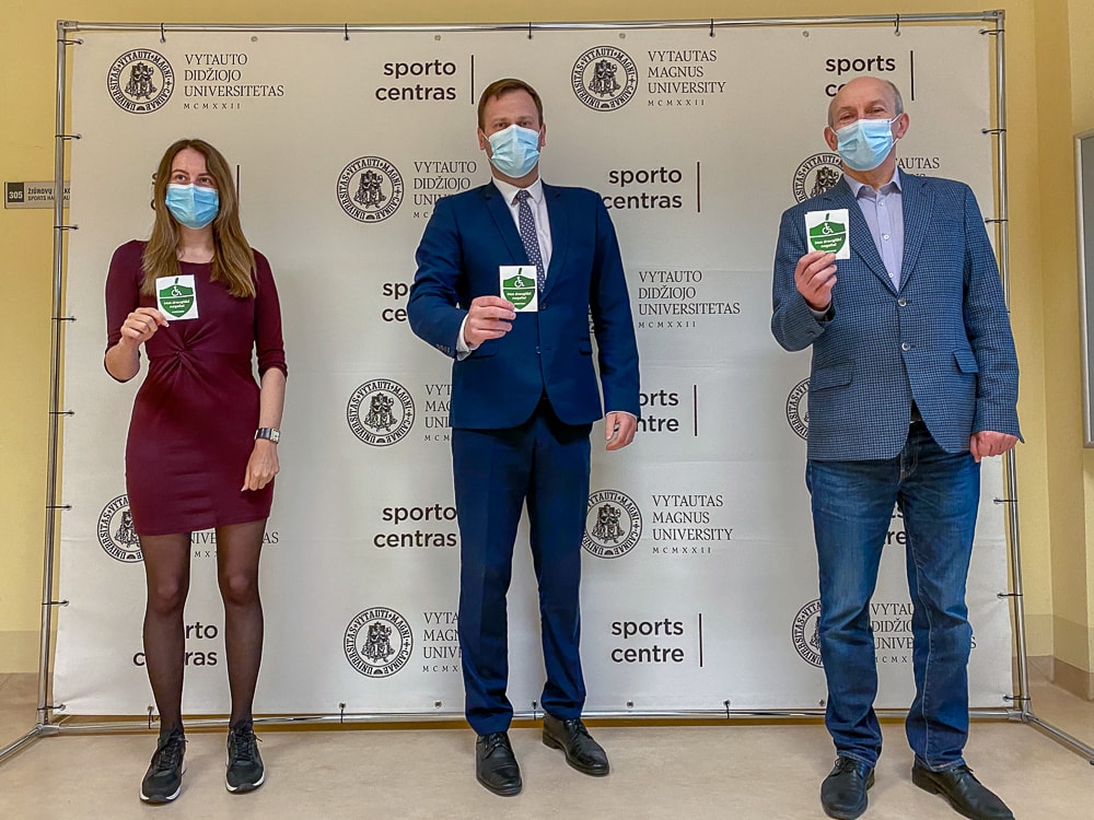 Paralimpiečių gilė pasiekė pirmą aukštąją mokyklą!