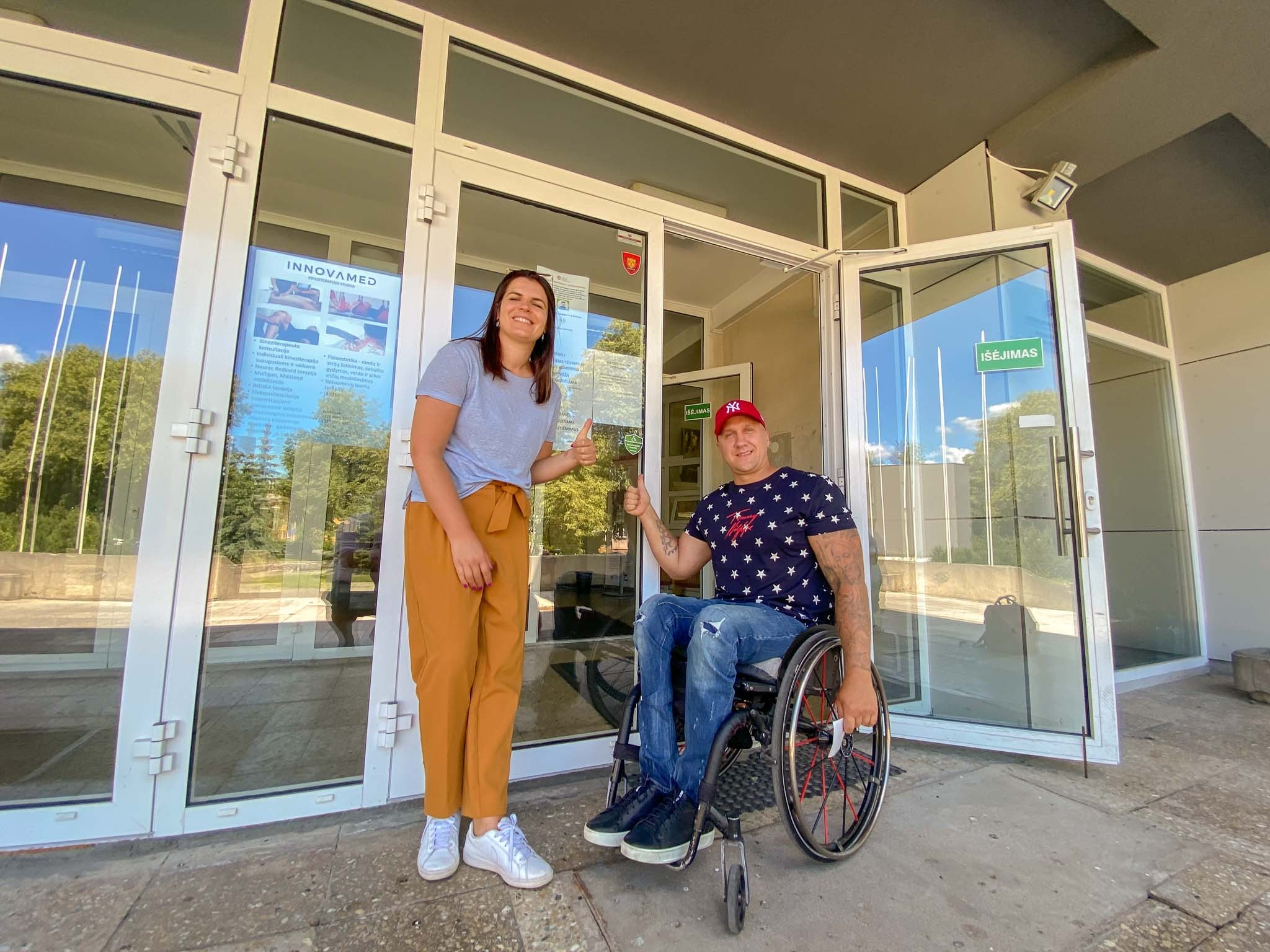 Žmones su negalia skatins sportuoti mobilioji programėlė