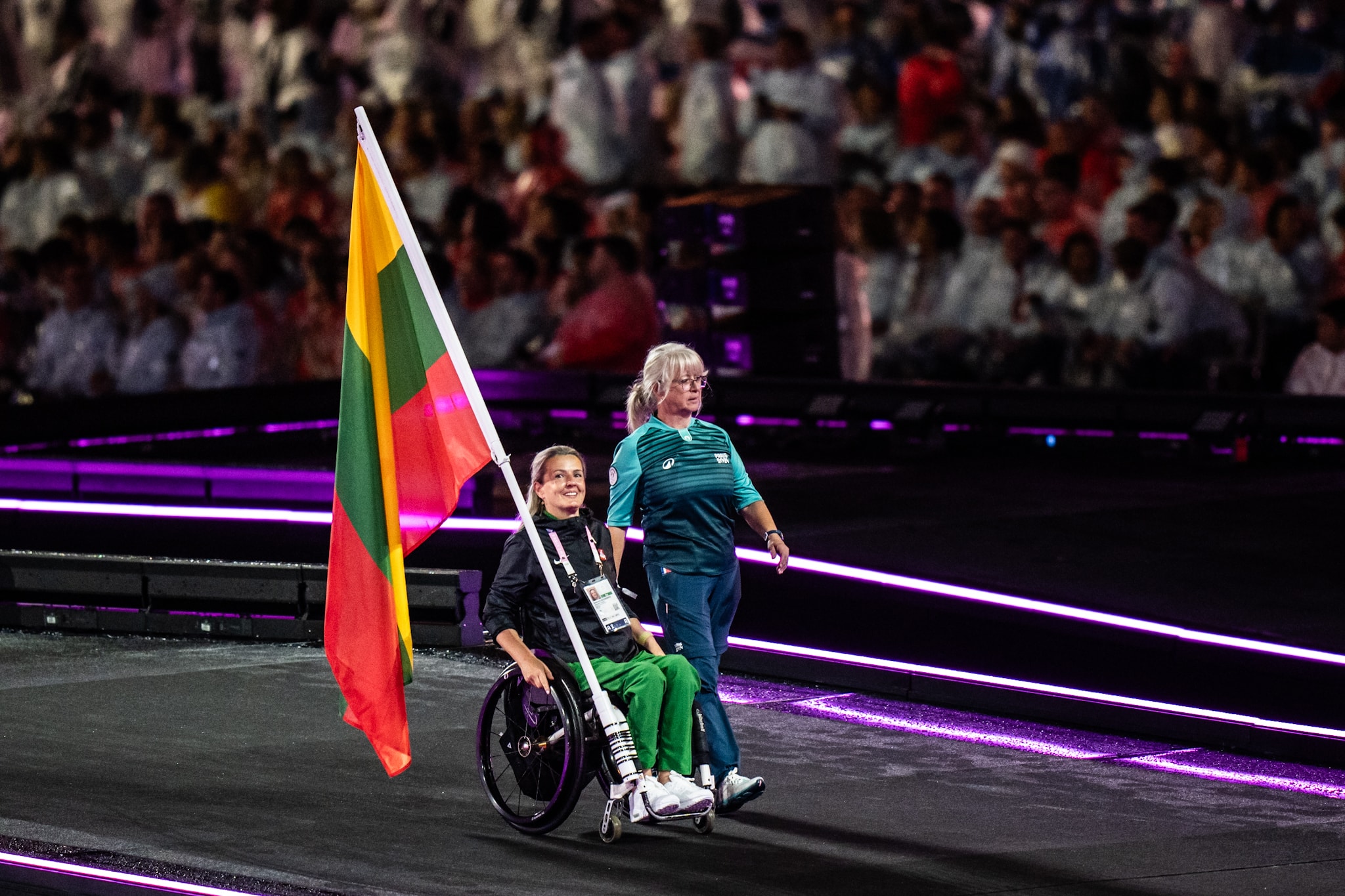 Paryžiaus paralimpinių žaidynių uždaryme – Lietuvos trispalvė
