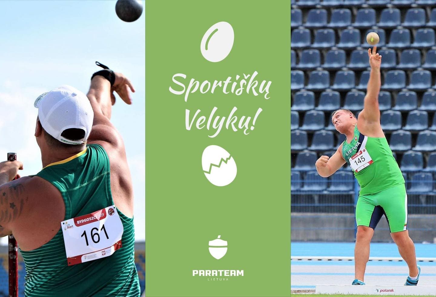 Sportiškų šventų Velykų!
