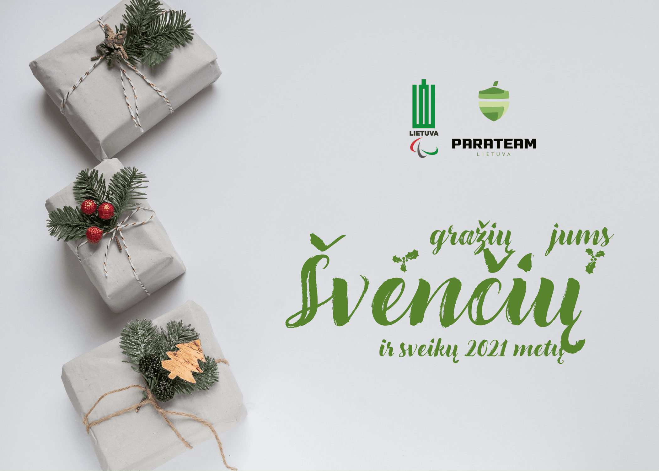 Su šv. Kalėdomis ir Naujaisiais metais!