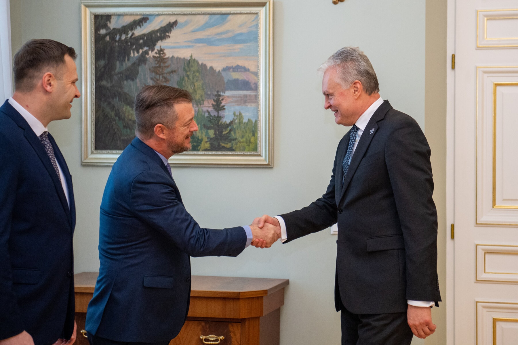 Aukščiausi Lietuvos vadovai priėmė Tarptautinio paralimpinio komiteto prezidentą