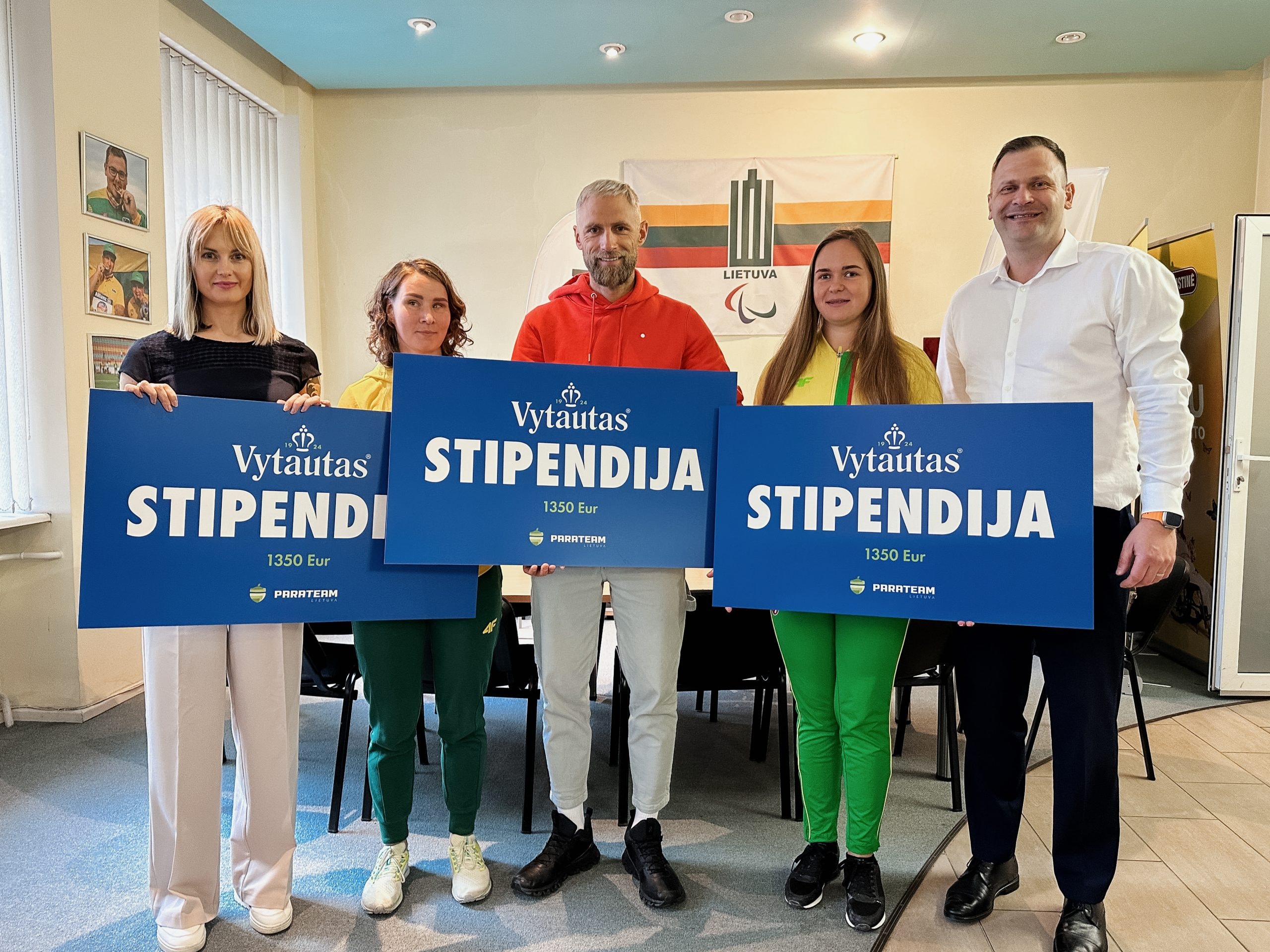 Sportininkams padeda stipendijos (tekstas lengvai suprantama kalba)