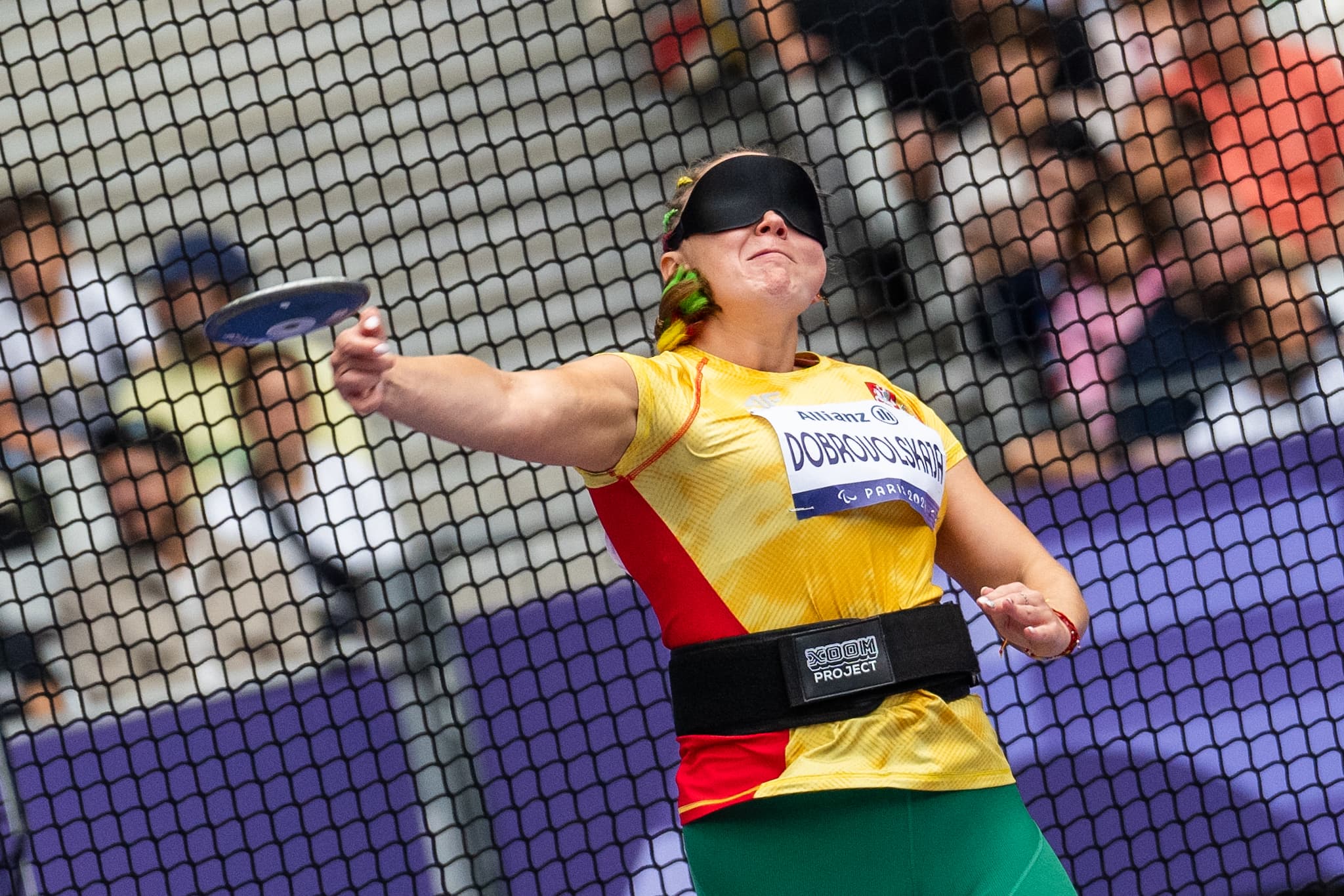 Oksana Dobrovolskaja Paryžiaus paralimpinėse žaidynėse – penkta