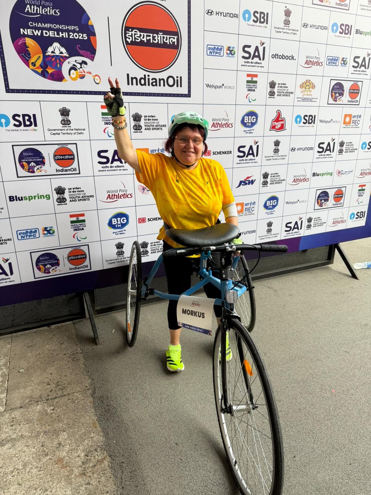 Triračių sporto atstovė Bela Morkus – pasaulio vicečempionė