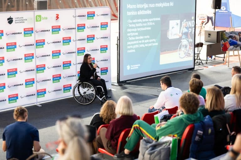 Startavo paralimpinių vertybių ugdymo projektas mokykloms „Aš galiu“