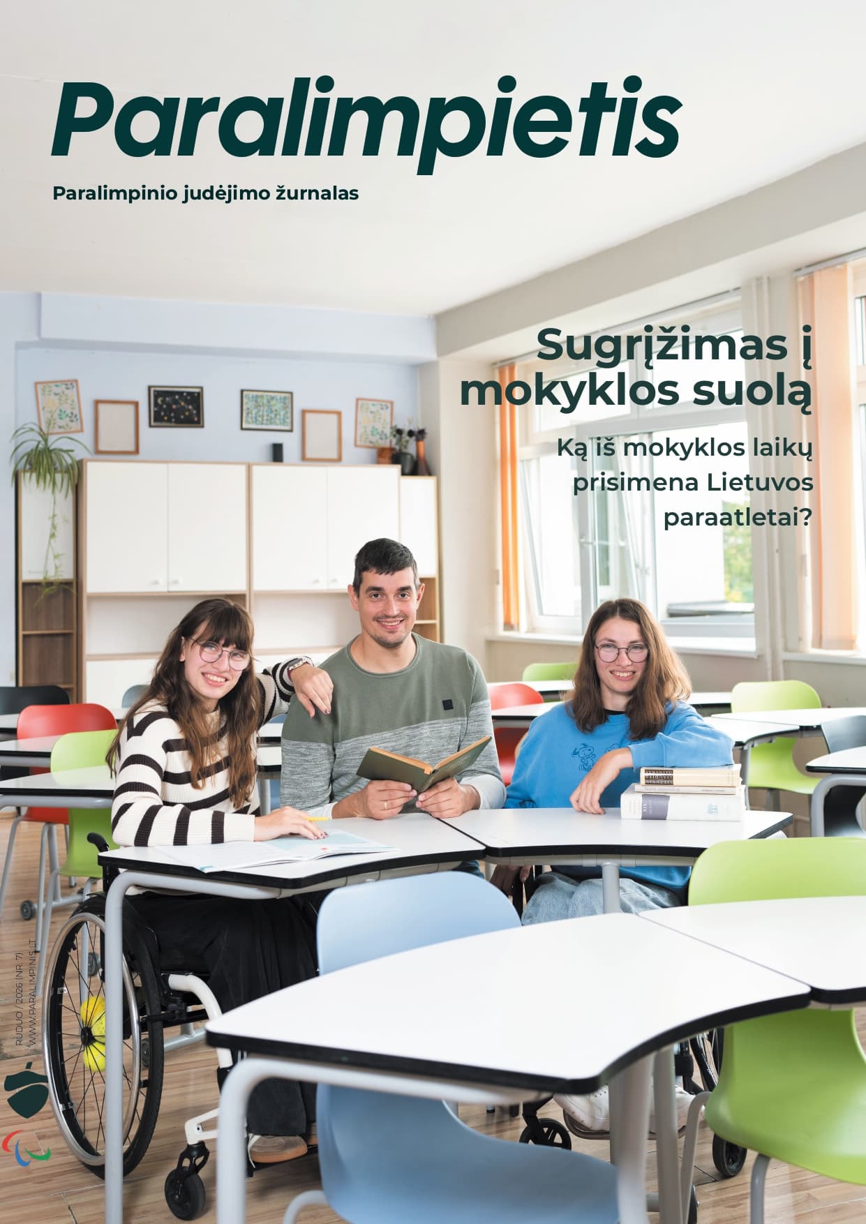 Žurnalo „Paralimpietis“ 23 numerio viršelis